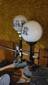 lot 432 image: Pair of Vintage bar bulb lamps...