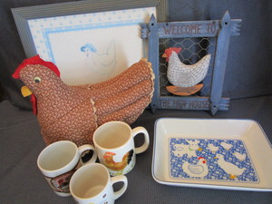 lot 44 image: Chicken Themed