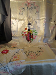 lot 81 image: Imported Fancy Bed Cover