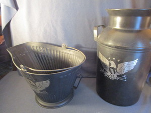 lot 90 image: Can & Coal Bucket