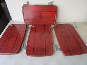 lot 124 image: Cheinco Clip-On Side Tables