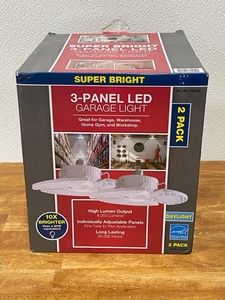 lot 18 image: 3 Panel LED Garage Light