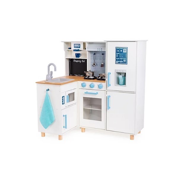 lot 287 image: NEW Members Mark Deluxe Wooden Kitchen Play Center