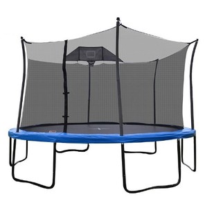 lot 204 image: NEW Propel 14 Heavy-Duty Pro Trampoline With Basketball Hoop