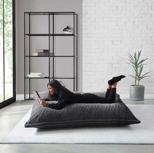 lot 214 image: Lounge & Co Crash Foam Pillow - Gray