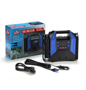 lot 366 image: NEW STP Dual Function Dual Power Source Tire Inflator