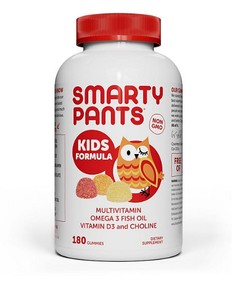 lot 368 image: NEW 2 Pack of  SmartyPants Kids Formula Gummy Multivitamins (180 ct. per Bottle)