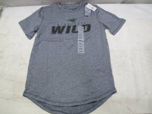 lot 391 image: NEW Champions Minnesota Wild NHL Short Sleeve Mens T-Shirt - Medium - Gray