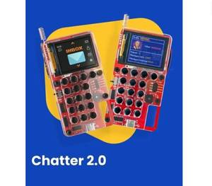 lot 397 image: CircuitMess CHATTER 2.0 STEM Starter Kit Texting 2 Device BRAND NEW