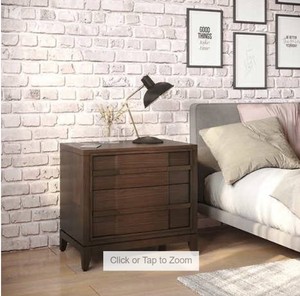lot 406 image: Loma Point Nightstand with Power - Brown - Minor Damage