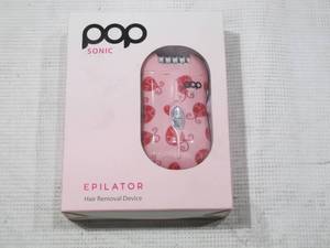 lot 922 image: Pop Sonic Rechargeable Epilator Hair Removal Device, Pink Ladybug