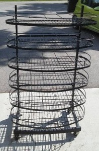 lot 50 image: Black Metal Racking .