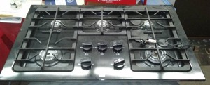 lot 53 image: 5 Burner  Gas Stove Top Kenmore Elite - NEW