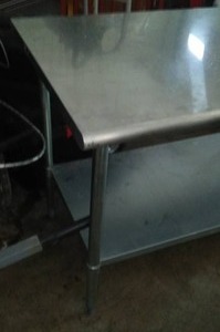 lot 63 image: Stainless Steel  NSF WorkstationSink. Badger 34 hp disposal.