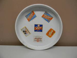 lot 31 image: VINTAGE POINT BEER Metal Beer Tray - NICE - GREAT PIECE - APPROX 13 - SEE PICTURES