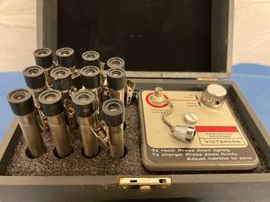 lot 67 image: Jordan 750-5 Radiological Dosimeter Charger - Great Working Condition