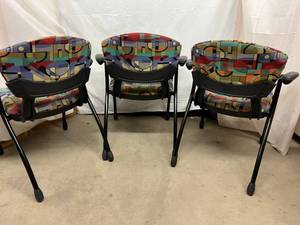 lot 71 image: Lot of 3 Fixtures Furniture R70100 Patience Upholstered Arm Chairs