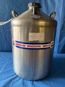 lot 13 image: Biostate 450 Liquid Nitrogen Cryo Storage Tank Cylinder -&nbspDimensions 16 x 24h