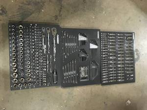 Husky Mechanics Tool Set in EVA Trays (290-Piece)  Customer Returns See Pictures
