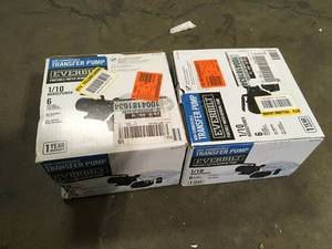 2 Lots of Everbilt 110 HP Non-Submersible Self-Priming Transfer Pump Customer Returns See Pictures