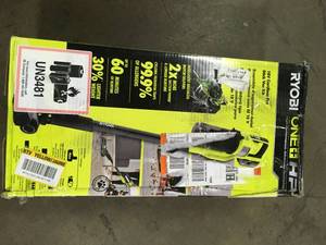 RYOBI ONE HP 18V Brushless Cordless Pet Stick Vacuum Cleaner Kit with 4.0 Ah HIGH PERFORMANCE Battery and Charger Customer Returns See Pictures