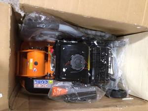 lot 4 image: YARDMAX 1850 lb. Compaction Force Plate Compactor   Customer Returns See Pictures