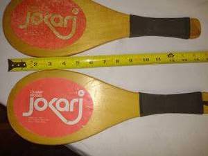 lot 86 image: Jokari Wood Paddles (2)