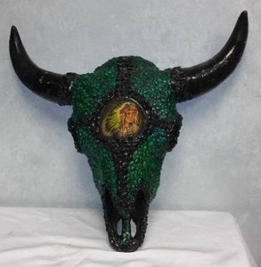 lot 106 image: Authentic Bison Skull, Decorative.