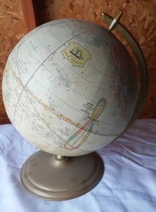 lot 154 image: Cram Globe, 12 in.