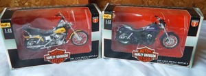 lot 155 image: HARLEY DAVIDSON MAISTO Motorcycles (2)