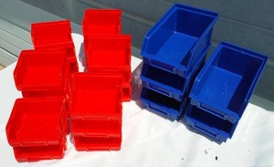 lot 161 image: Plastic Parts Bins (23).