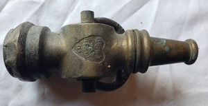 lot 186 image: Vintage ELK HART BRASS Water Nozzle