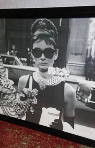 lot 180A image: Audrey Hepburn Framed Print.
