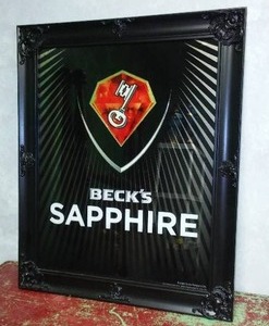 lot 183A image: Becks Sapphire Framed Mirror