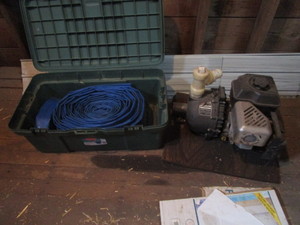 lot 52 image: Water Pump & Hose
