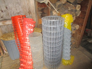 lot 64 image: Misc. Rolls of Fencing