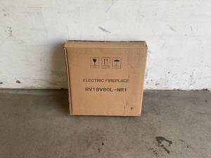 lot 165 image: RecPro 18 in. Recessed RV Electric Fireplacewith Remote Control