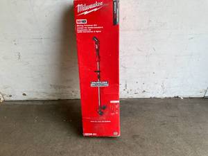 lot 15 image: Milwaukee M18 18V Lithium-Ion Brushless Cordless String Trimmer Kit with 6.0 Ah Battery and Charger