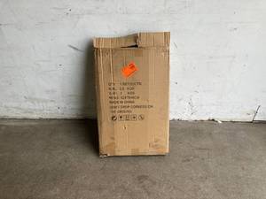 lot 113 image: Winado 165 lbs. Capacity Aluminium Folding Dolly Push Hand Truck in Blue