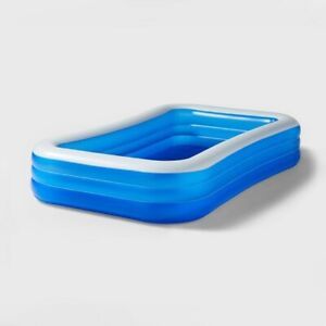 lot 25 image: 6 X 22 Deluxe Rectangular Family Inflatable Above Ground Pool - Sun Squad