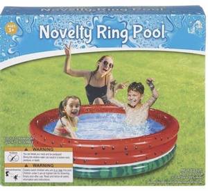 lot 31 image: Watermelon Novelty ring kiddie pool 60 X 12