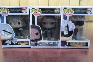 lot 83 image: Lot of three Pop Animation Jujitsu Kaisen Action Figures