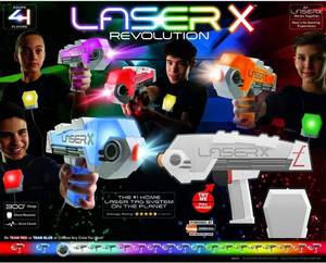 lot 43 image: Laser X Revolution 4 Players Set