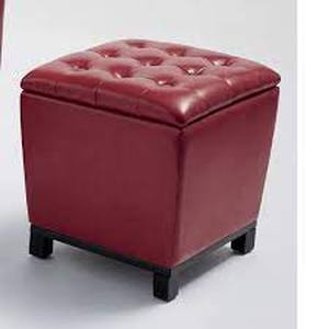 lot 27 image: Hudson Ottoman - Red