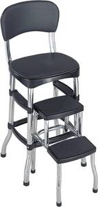 lot 19 image: Counter-Height Retro Step Stool