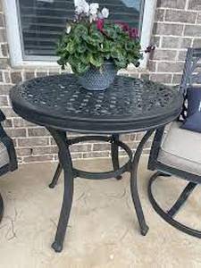 lot 51 image: Members Mark Hastings Bistro Table Only