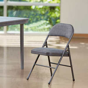 lot 15 image: Set of FOUR Maxchief Deluxe Folding Chair Padded  Upholstered
