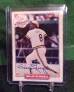 lot 200A image: 1993 MLB All Star Autograph Limited Edition Willie Stargell with Certificate of Authenticity