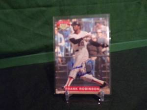 lot 200F image: 1993 MLB All Star Autographs Limited Edition Frank Robinson with Certificate of Authenticity