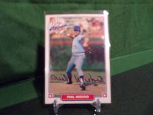 lot 200G image: 1993 MLB All Star Autographs Limited Edition Phil Neikro with Certificate of Authenticity